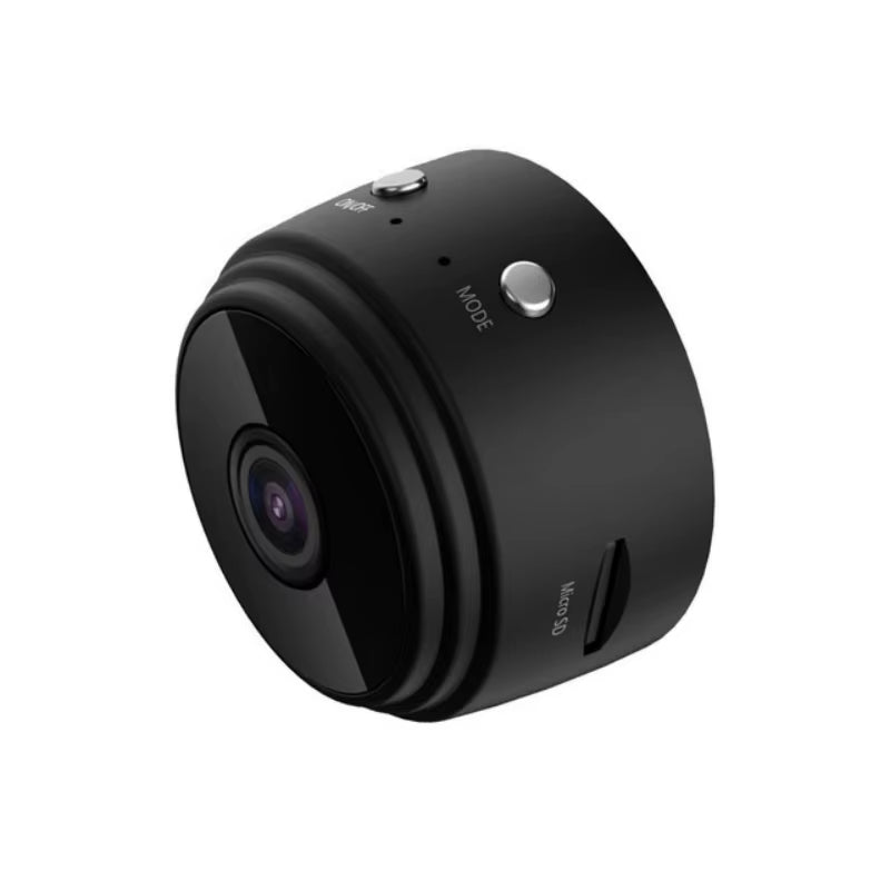 1080P HD Mini WiFi Security Camera – Wireless Remote Surveillance with Night Vision, Voice Recording & Infrared – Compact Home Security Solution